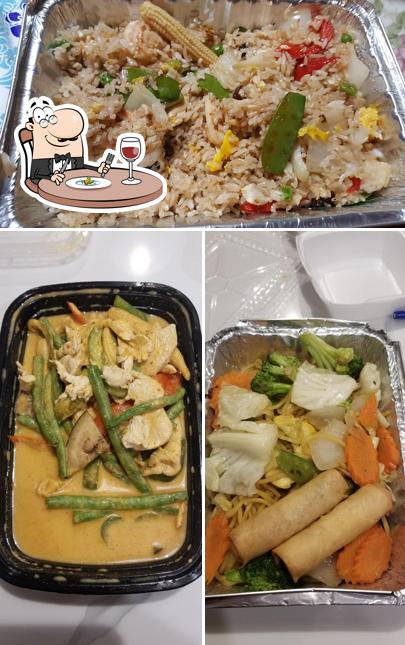 Food at Rice Cube Thai Kitchen