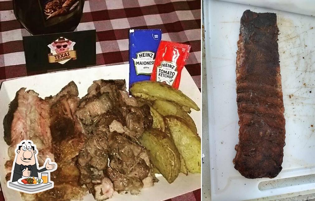 Comida em Texas American Barbecue