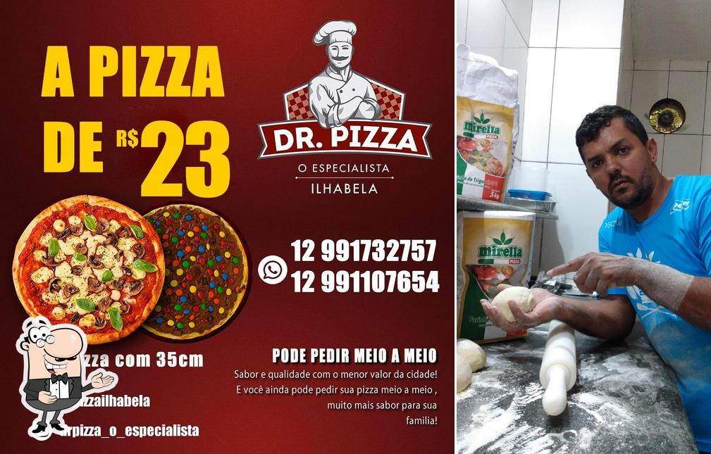 Look at this photo of DR.Pizza o especialista