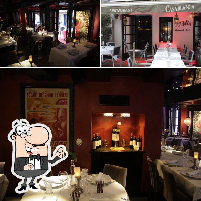 L'intérieur de Restaurant Casablanca