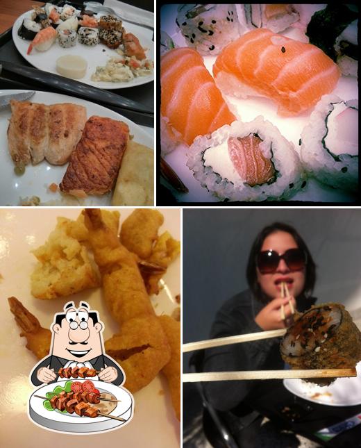 Comida em Gaijin Sushi