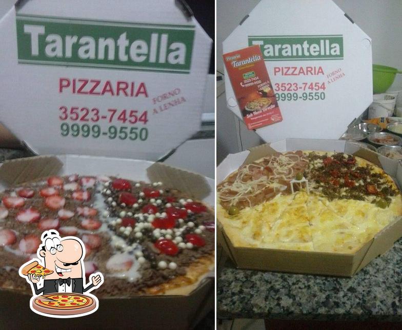 Experimente pizza no ATarantella Pizzaria