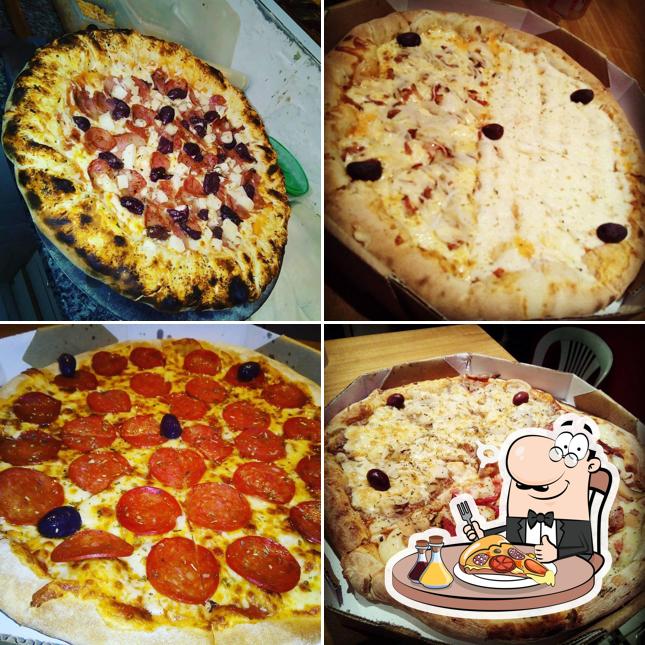 Escolha diferentes estilos de pizza