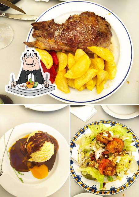 Еда в "Taberna Da Calzada"