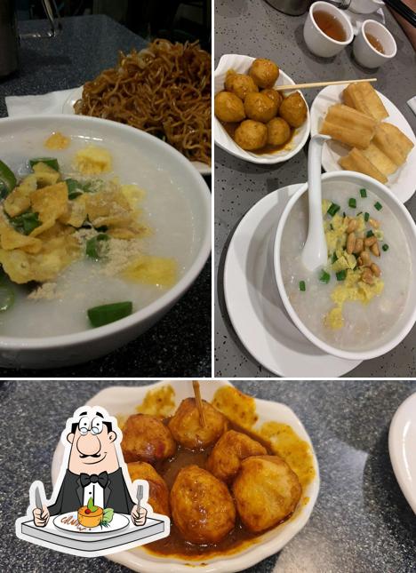 Food at Super Bowl Chinese Restaurant