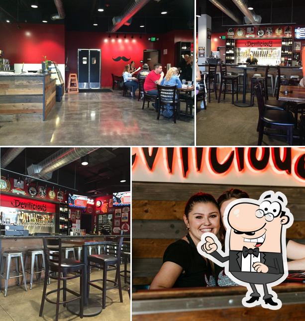 The interior of Devilicious Eatery & Tap Room