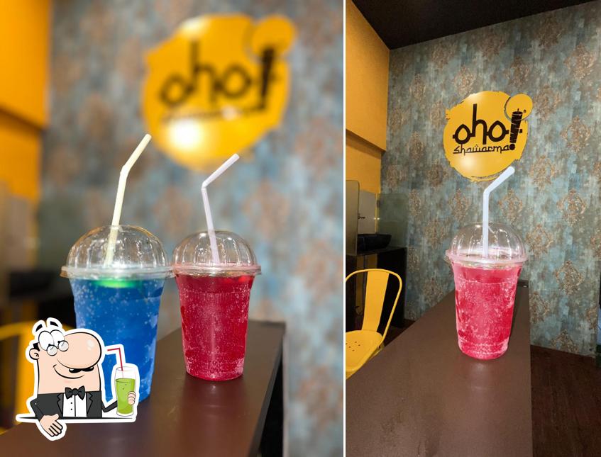 Enjoy a drink at Oho Shawarma Airoli