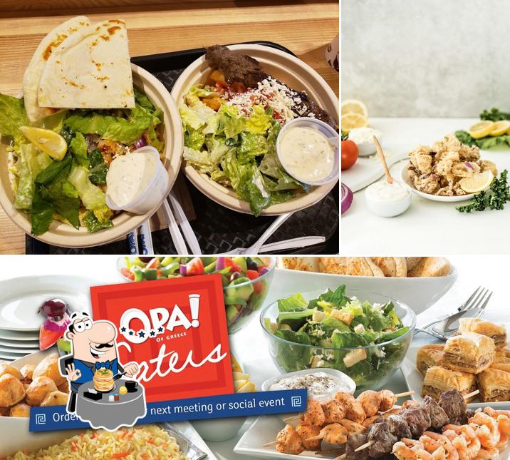 Food at OPA! of Greece Midtown Plaza