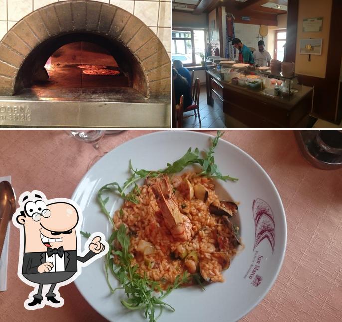 Peperoncino Pizza e Cucina wird durch innere und lebensmittel unterschieden