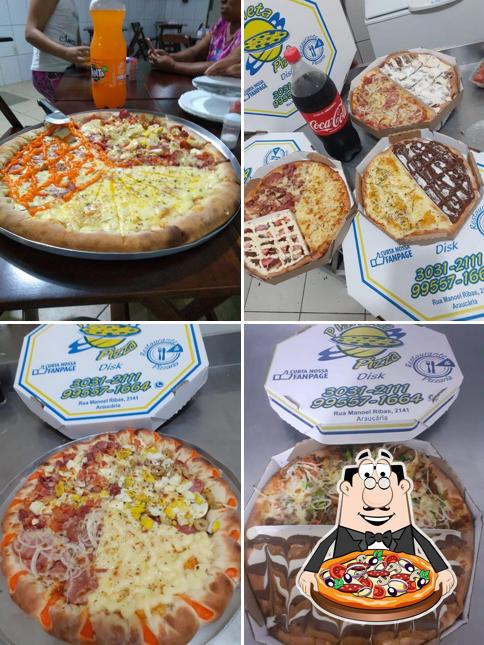 Escolha diversos variedades de pizza