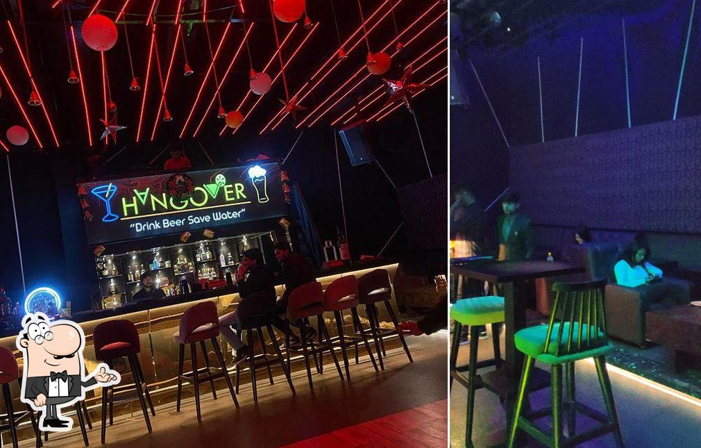 The interior of Hangover Bar and Lounge