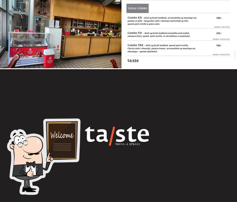 Here's a picture of TASTE Restaurant&Bar