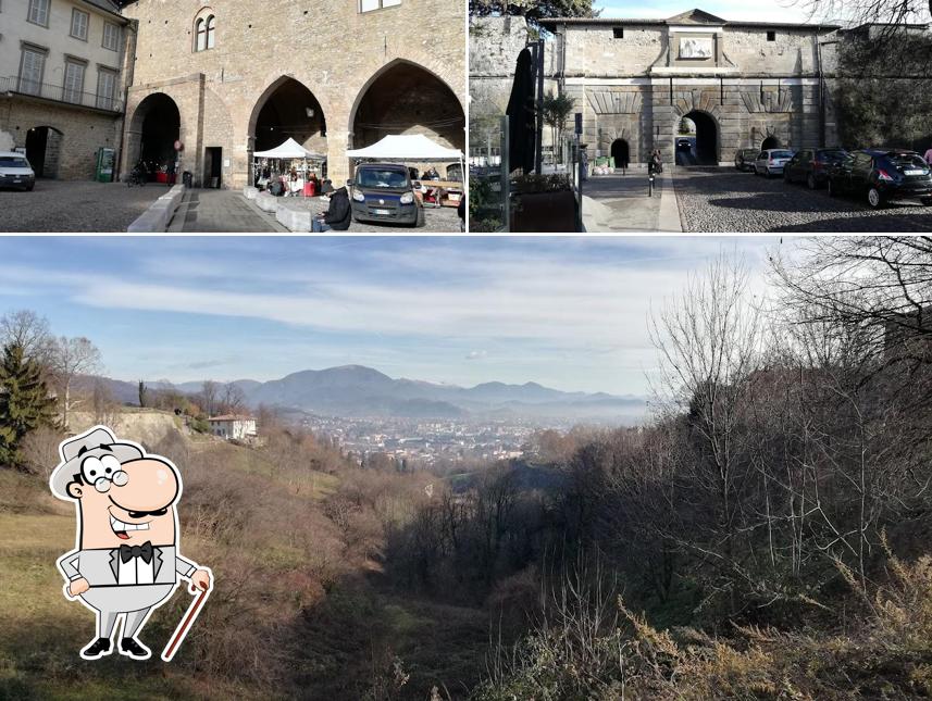 Goditi la vista dagli esterni di Caffè Cittadella - Bergamo