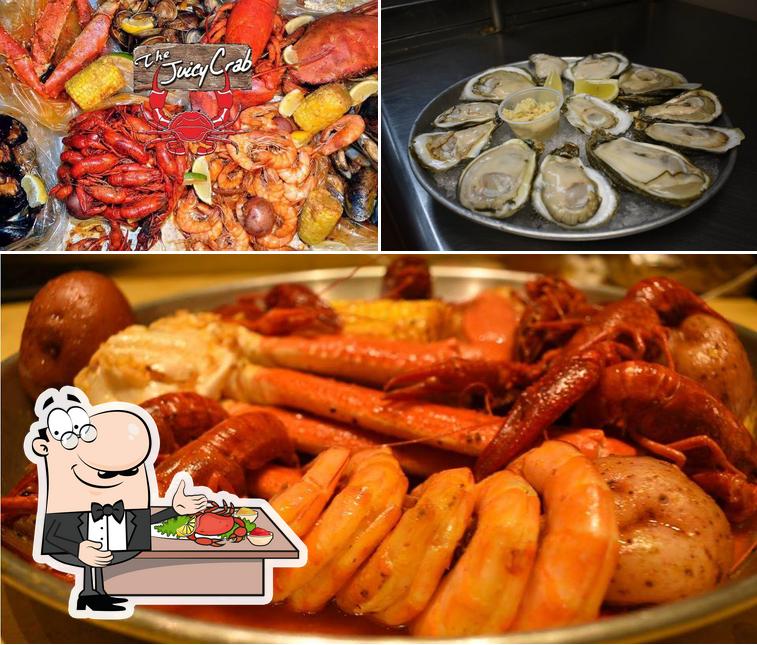 Order seafood at The Juicy Seafood