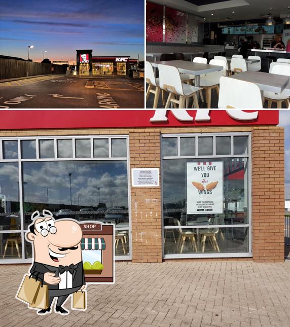 This is the photo showing exterior and interior at KFC Port Talbot - Christchurch Road