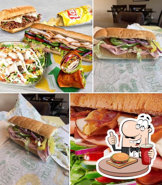 Treat yourself to a burger at Subway