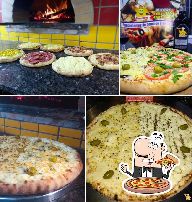 Consiga pizza no Star Pizzas