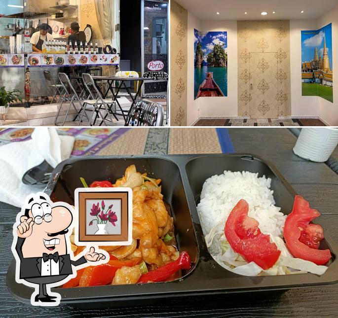 Dai un’occhiata alla foto che raffigura la interni e cibo di Tajlandski restoran