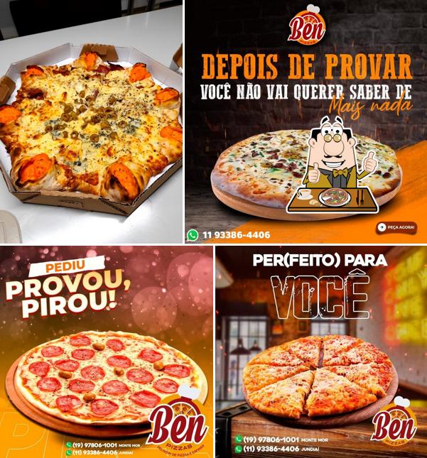 Escolha pizza no BEN PIZZAS