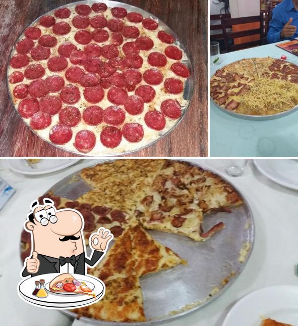 Consiga pizza no Oasis Pizzaria