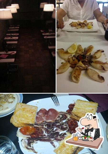 Взгляните на это фото, где видны еда и внутреннее оформление в Restaurant la Guita