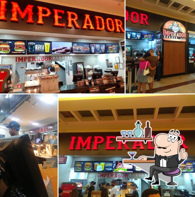 O interior do Imperador Burgers and Fries