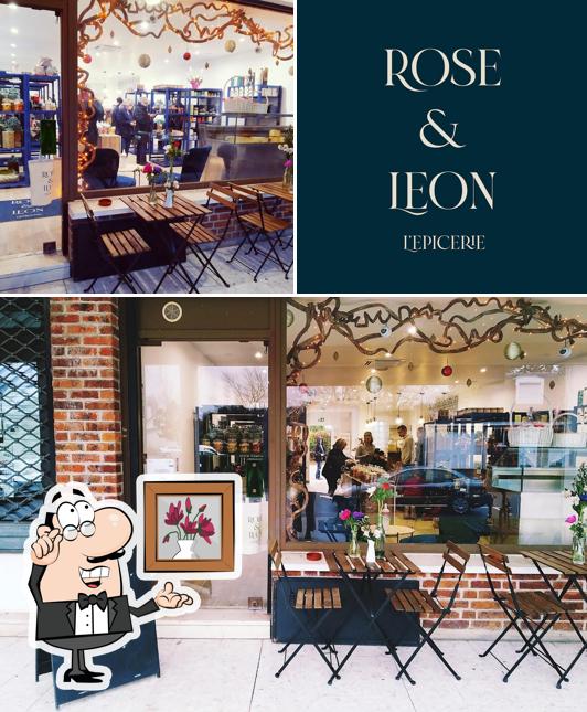 L'intérieur de Rose & Léon L'Épicerie