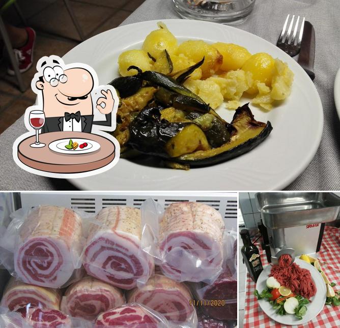 Nourriture à Trattoria Griglieria Al Bosco Club Amici della Costata