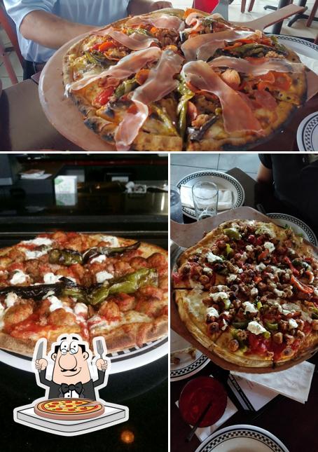 Pick pizza at Anthony's Coal Fired Pizza & Wings