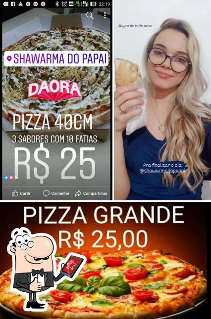 See the pic of Shawarma do Papai