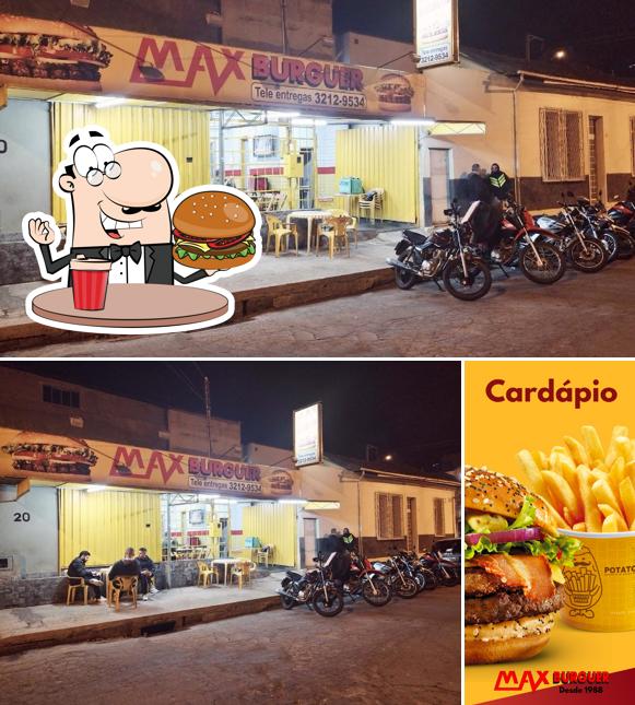 Peça um hambúrguer no Max Burguer