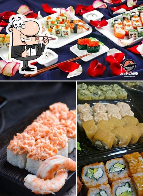 Essayez de nombreuses options de sushi