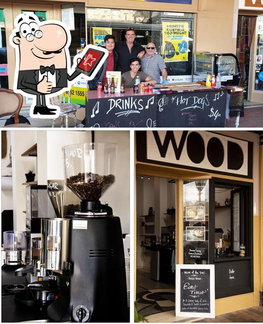 Это фото кафе "Wood Coffee Roasters"