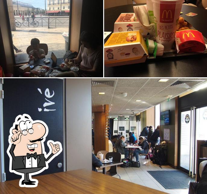 L'intérieur de McDonald's