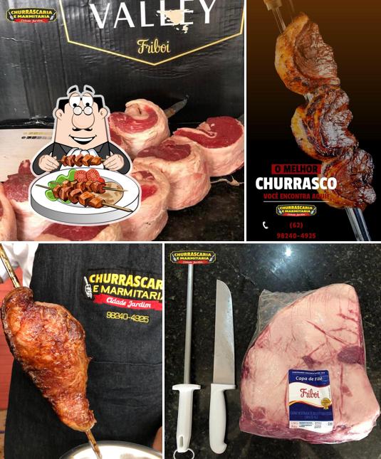 Comida em Churrascaria e Marmitaria Cidade Jardim