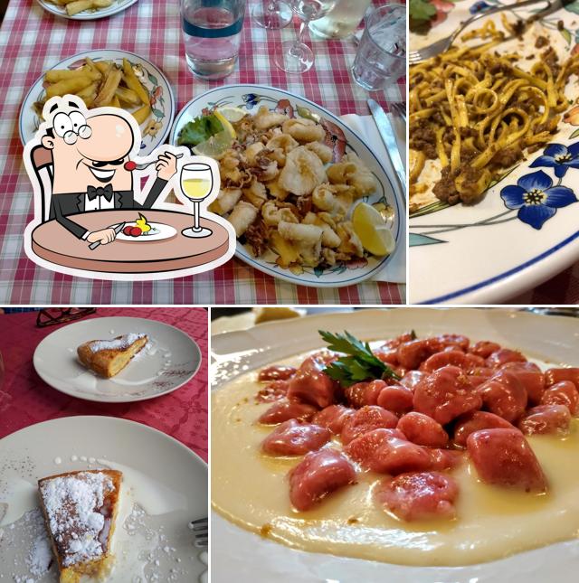 Cibo al Trattoria Il Giacomaccio