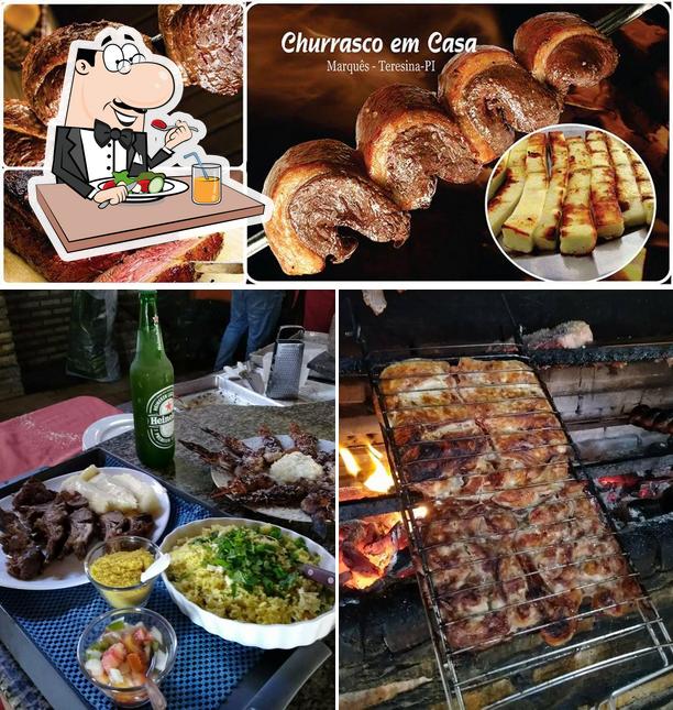 Comida em Churrasco em Casa - Churrascaria