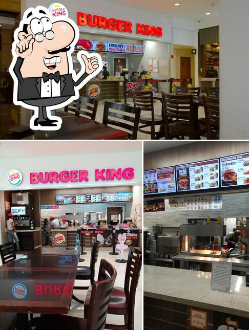 O interior do Burger King