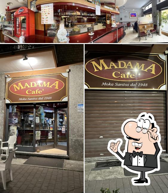 Gli interni di Madama Cafe'