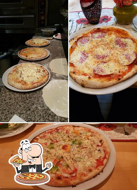 Probiert eine Pizza bei Pizzeria Calabria
