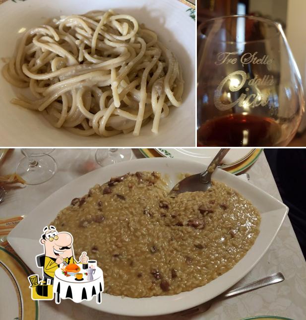 Dai un’occhiata alla foto che mostra la cibo e bevanda di Trattoria Tre Stelle "dalla Cicci"