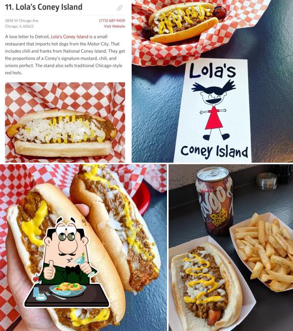 Meals at Lola’s Coney Island