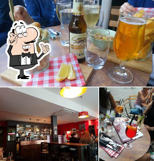 Parmi les différentes choses de la intérieur et la bière, une personne peut trouver sur Glossette