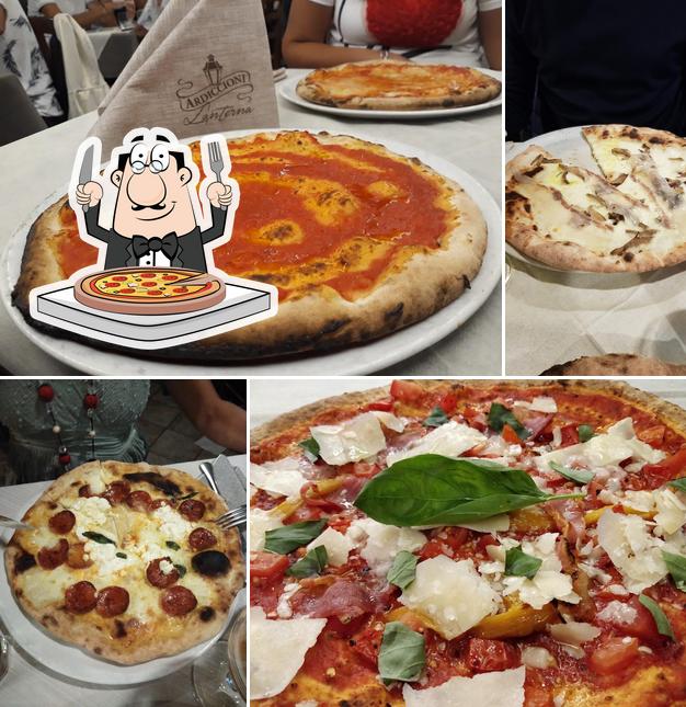 Ordina una pizza a Pizzeria Ristorante La Lanterna F.lli Ardiccioni
