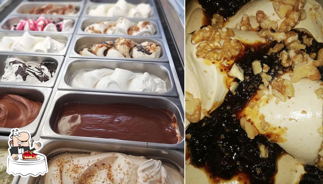 L'essenza del gelato Mondolfo serve un'ampia gamma di dolci