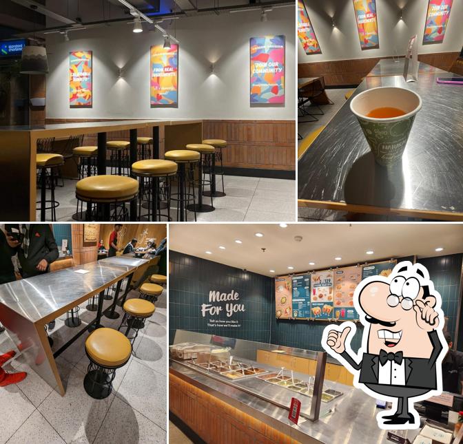 Check out how California Burrito Mexican Kitchen @ Sector 142, Advant Navis Noida looks inside