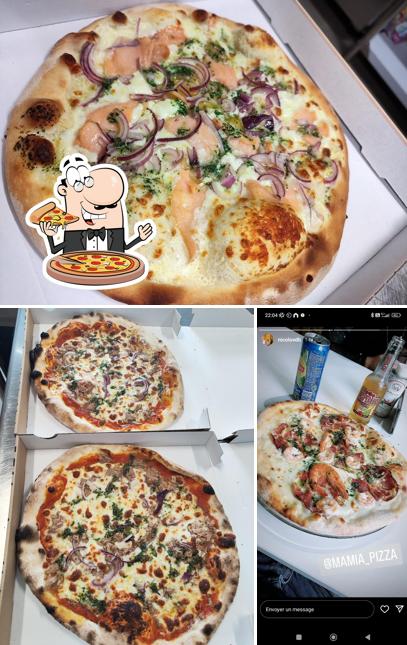 Get pizza at Pizzeria Mamia