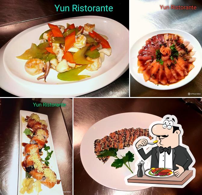 Platos en YUN Ristorante Pavone Pavone Canavese