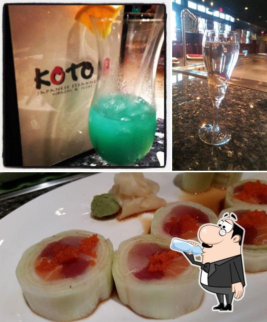 Koto Japanese Steakhouse & Sushi se distingue por su bebida y comida