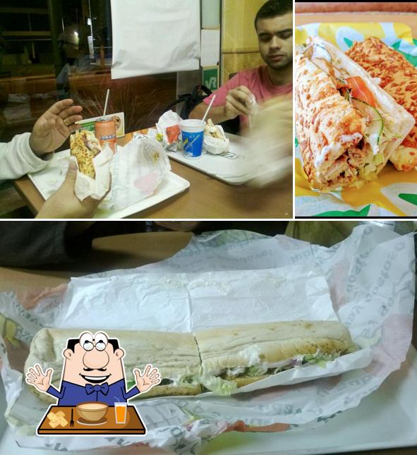 Platos en Subway